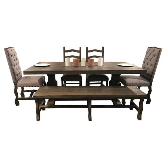 Fresno Dining Table Fabric Back Side Chair (2 Per Pack)