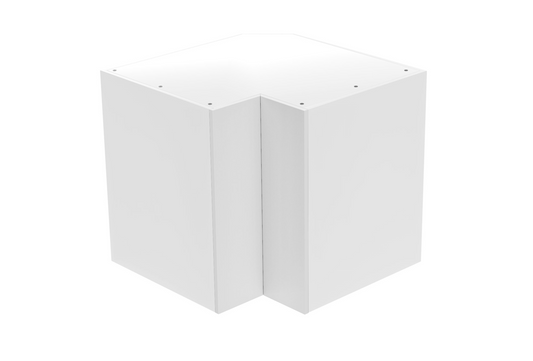 RTA - Glossy White - Lazy Susan Base Cabinets | 33"W x 34.5"H x 24"D