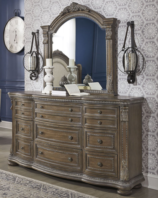 Charmond Brown Dresser & Mirror