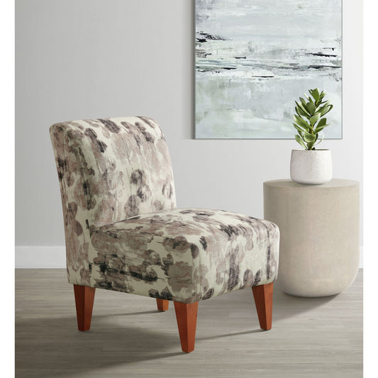 Scarlett Slipper Chair in Mirabelle Pewter
