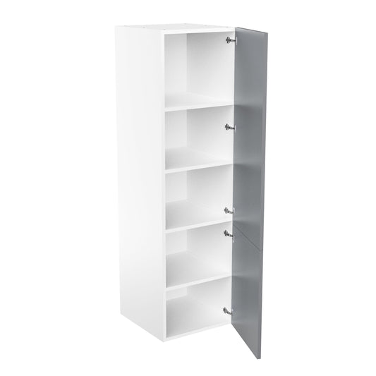 RTA - Grey Shaker - Single Door Tall Cabinets | 24"W x 84"H x 23.8"D