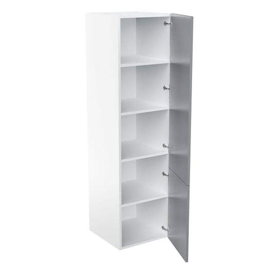 RTA - Grey Shaker - Single Door Tall Cabinets | 24"W x 90"H x 23.8"D