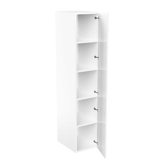 RTA - White Shaker - Single Door Tall Cabinets | 18"W x 90"H x 24"D