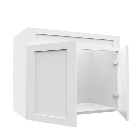 RTA - White Shaker - Sink Vanity Cabinets | 36"W x 34.5"H x 21"D