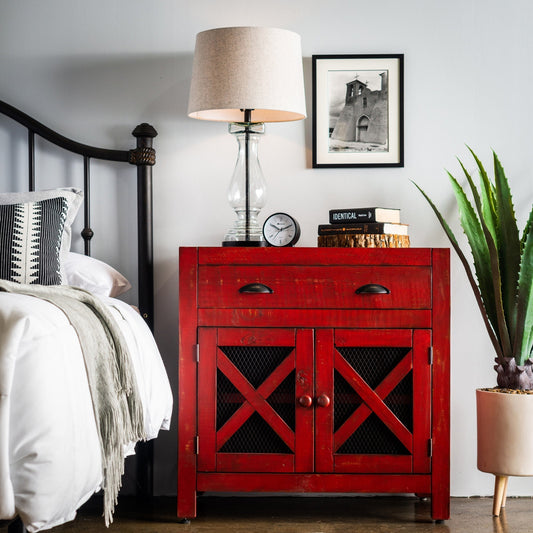Simon - Accent Chest (Red)