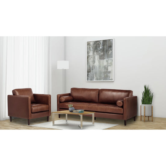 Stockholm Chair In Fiero Tan (Top Grain / Splits All Leather)