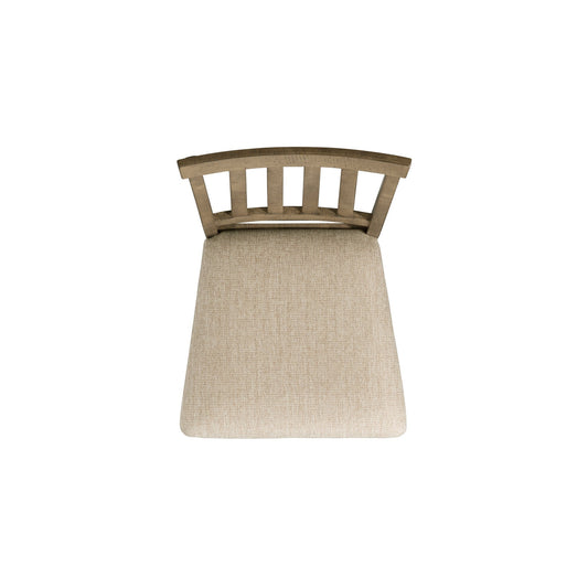 Stone Counter Wooden Slat Back Counter Side Chair Grey (2 Per Pack)