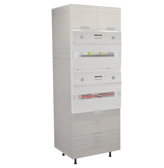 RTA - Pale Pine - Micro-Oven Tall Cabinet | 30"W x 96"H x 24"D