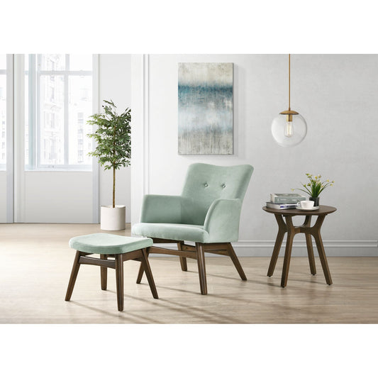 Walton Chair & Ottoman In Sanger FG22616-1 Mint