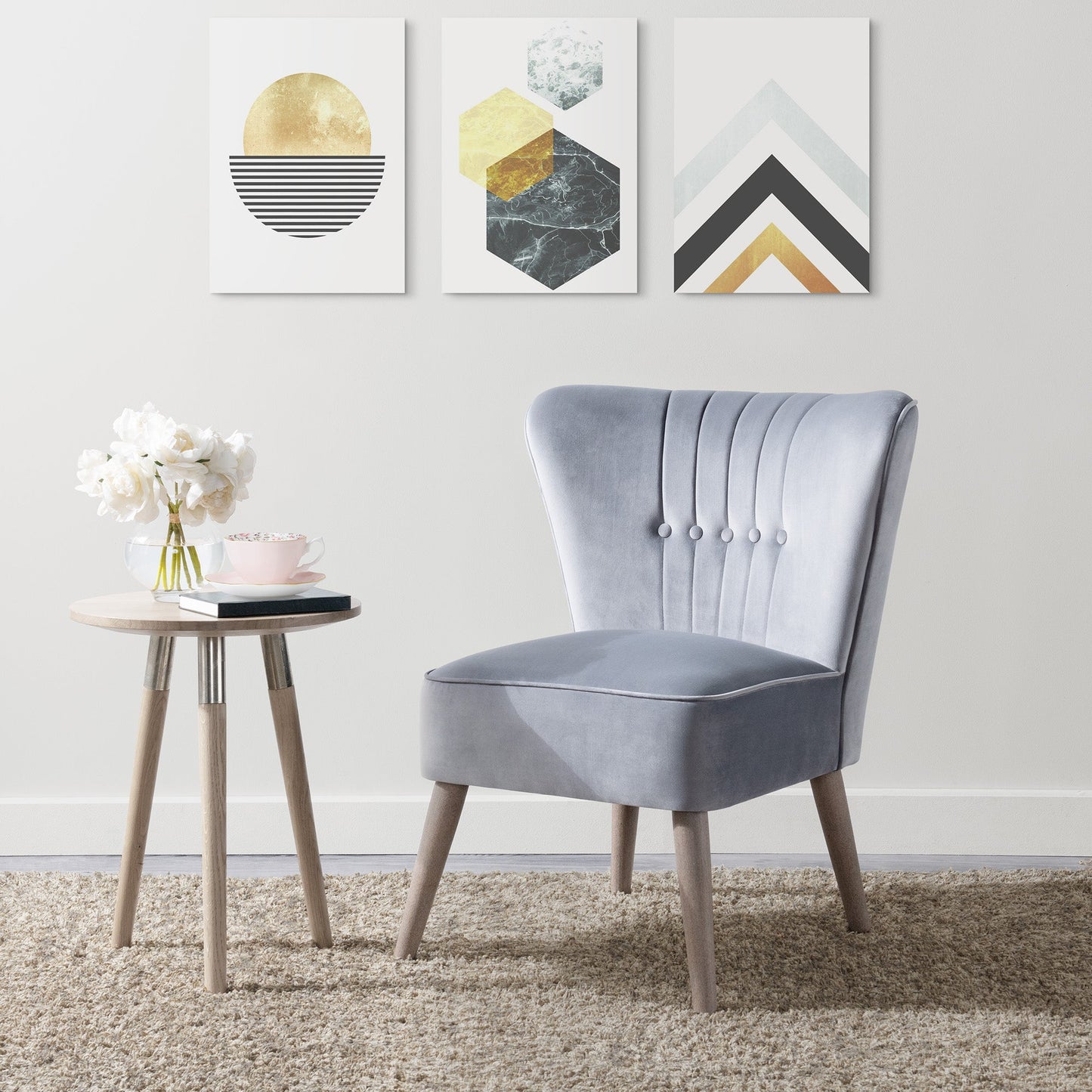 Waylon Chair Broadway Gun Metal