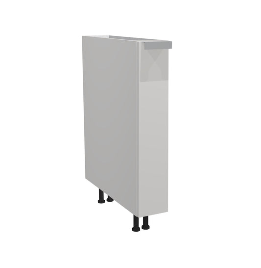 RTA - White Shaker - Base Spice Rack Cabinet | 9"W x 34.5"H x 24"D