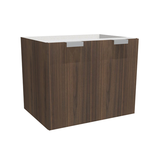 RTA - Walnut - Floating Vanity Base Cabinet | 36"W x 34.5"H x 21"D