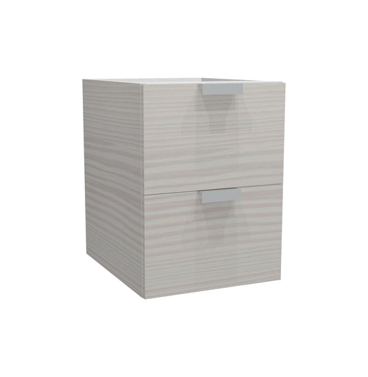 RTA - Pale Pine - Floating Vanity Drawer Base Cabinet | 36"W x 34.5"h x 21"D