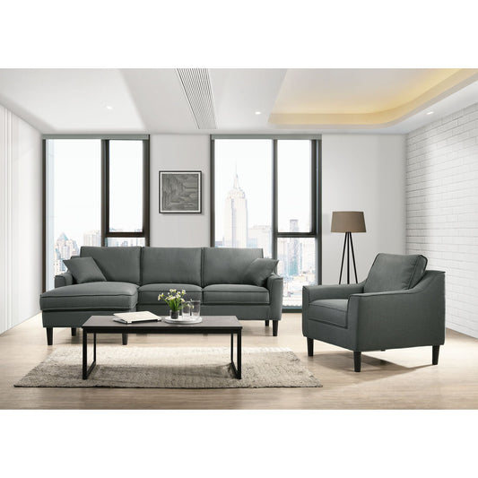 Yuma Chair In Apollo Midnight Grey D28
